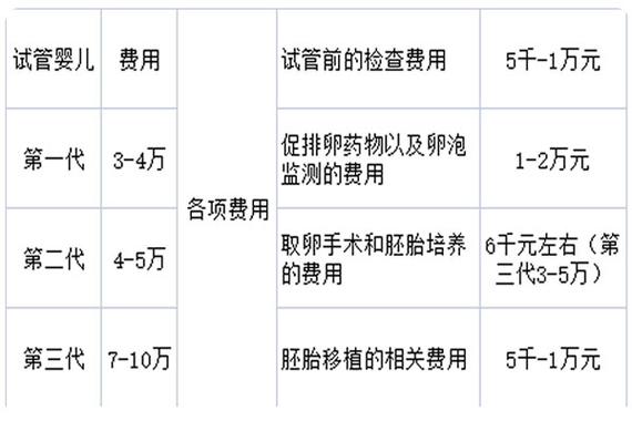 试管代怀夫费用(试管代怀夫费用解析及比较)